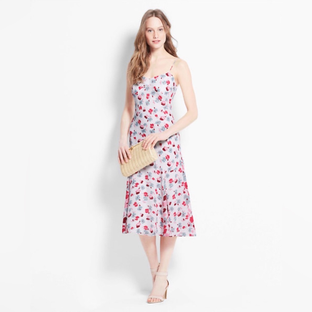 Ann Taylor Floral Midi Dress 14